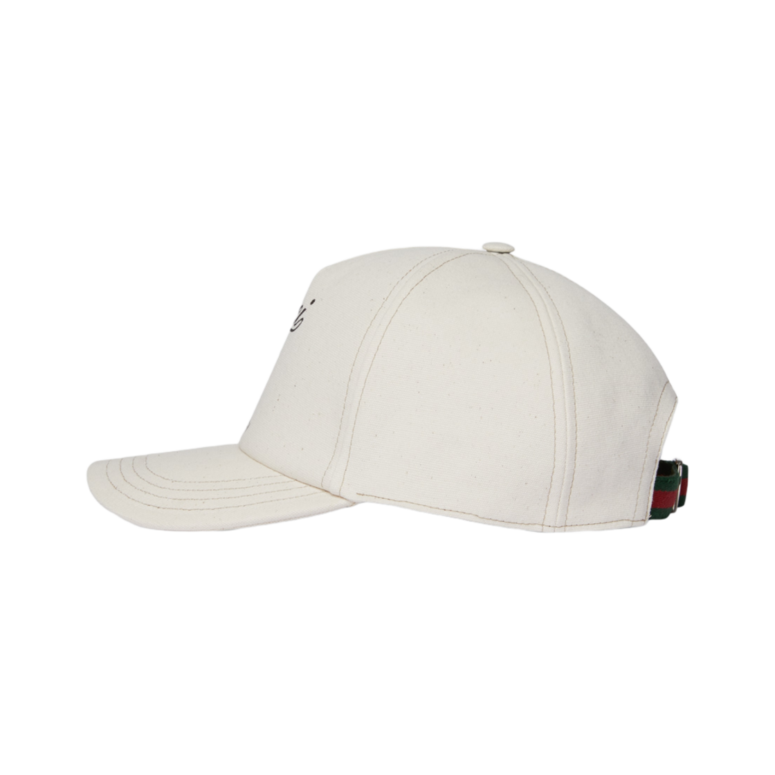 구찌 프린티드 코튼 캔버스 베이스볼 햇 화이트(Gucci Printed Cotton Canvas Baseball Hat White) - 2