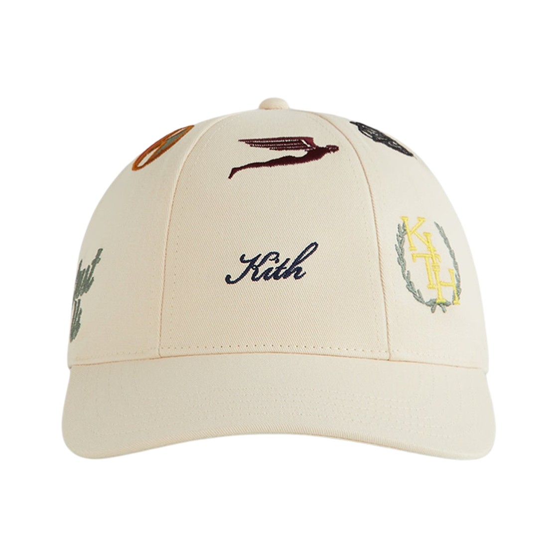 KHM050994-104 Kith Cotton Twill All Over Patch Cricket Cap Sandrift