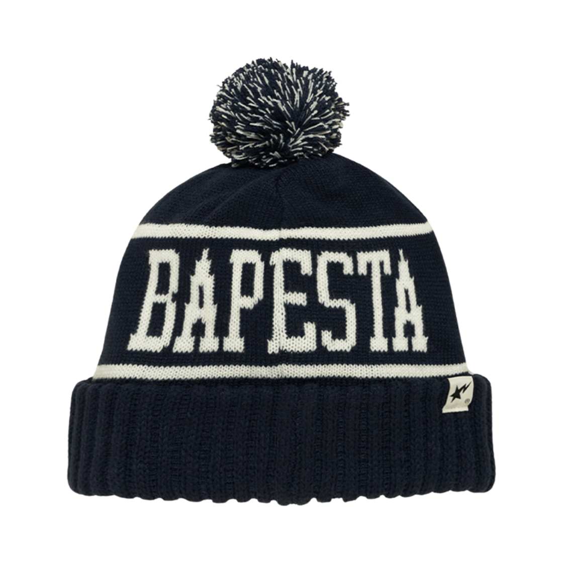 베이프 x 스타디움 굿즈 니트 캡 네이비(BAPE x Stadium Goods Knit Cap Navy) - 2