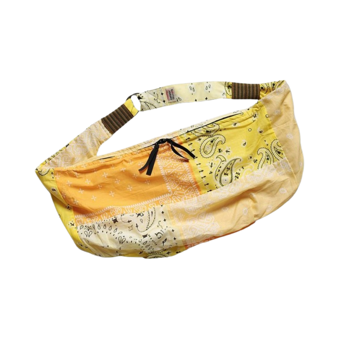 캐피탈 거즈 반다나 비치 스너프킨 백 옐로우(Kapital Gauze Bandana Beach Snuffkin Bag Yellow)