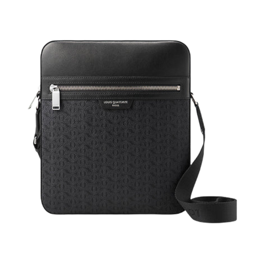 Louis Quatorze New Monogram Messenger Bag Black