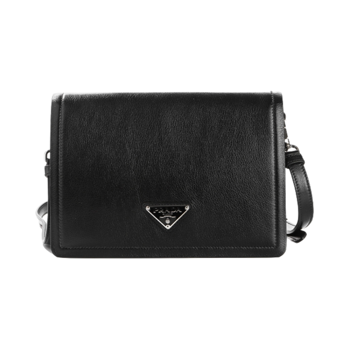 1BD296-2EBJ-F0002 Prada Grace Calf Leather Crossbody Bag Black
