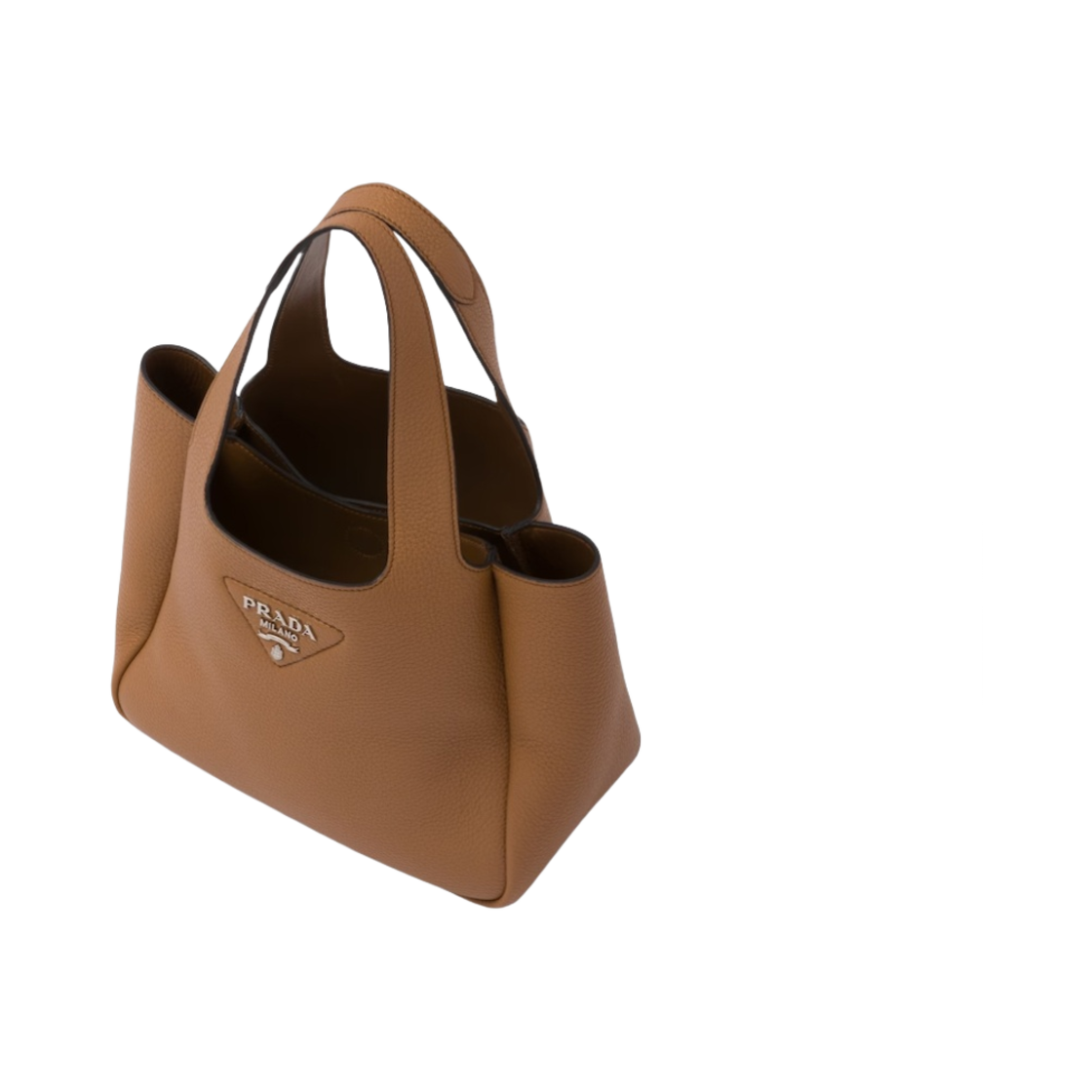 프라다 레더 토트백 카라멜(Prada Leather Tote Bag Caramel) - 2