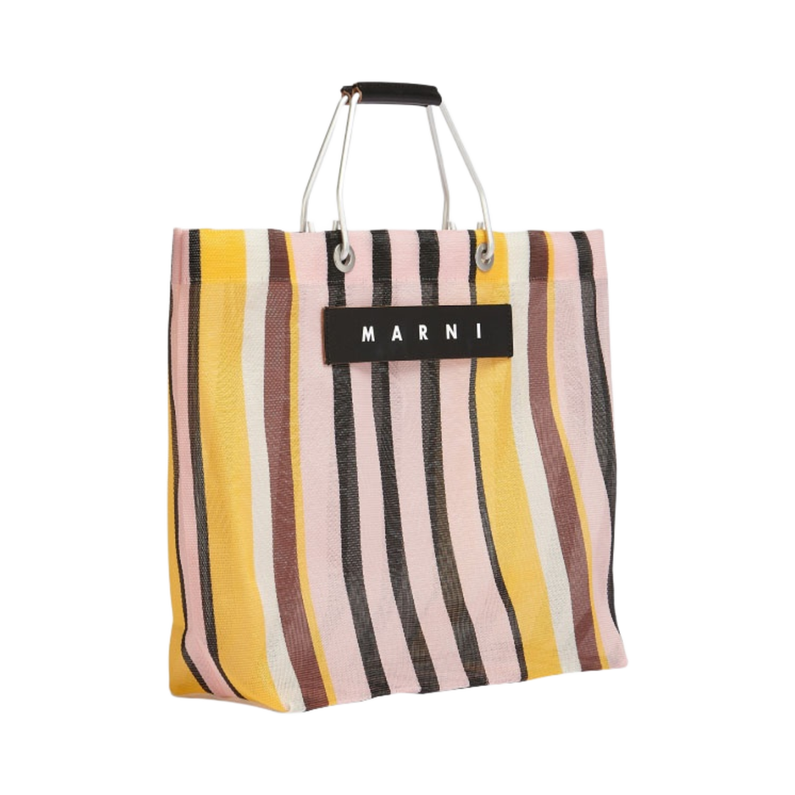 마르니 마켓 스트라이프 백 로즈 소르베(Marni Market Stripe Bag Rose Sorbet) - 3