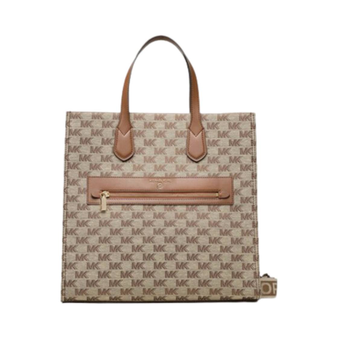 30S3G4KT3J015 Michael Kors Kempner Tote Bag Natural Luggage