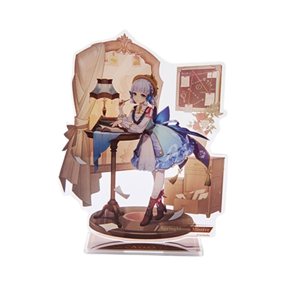 6976068141129 Genshin Teyvat Style Accessories Springbloom Missive Standee Kamisato Ayaka