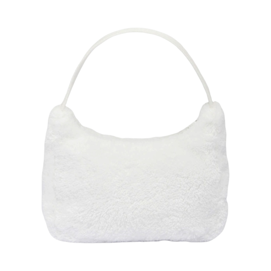 프라다 리에디션 2000 테리 미니백 화이트 블랙(Prada Re-Edition 2000 Terry Mini Bag White Black) - 3