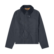 Barbour OS Transport Casual Non-Wax Jacket Navy