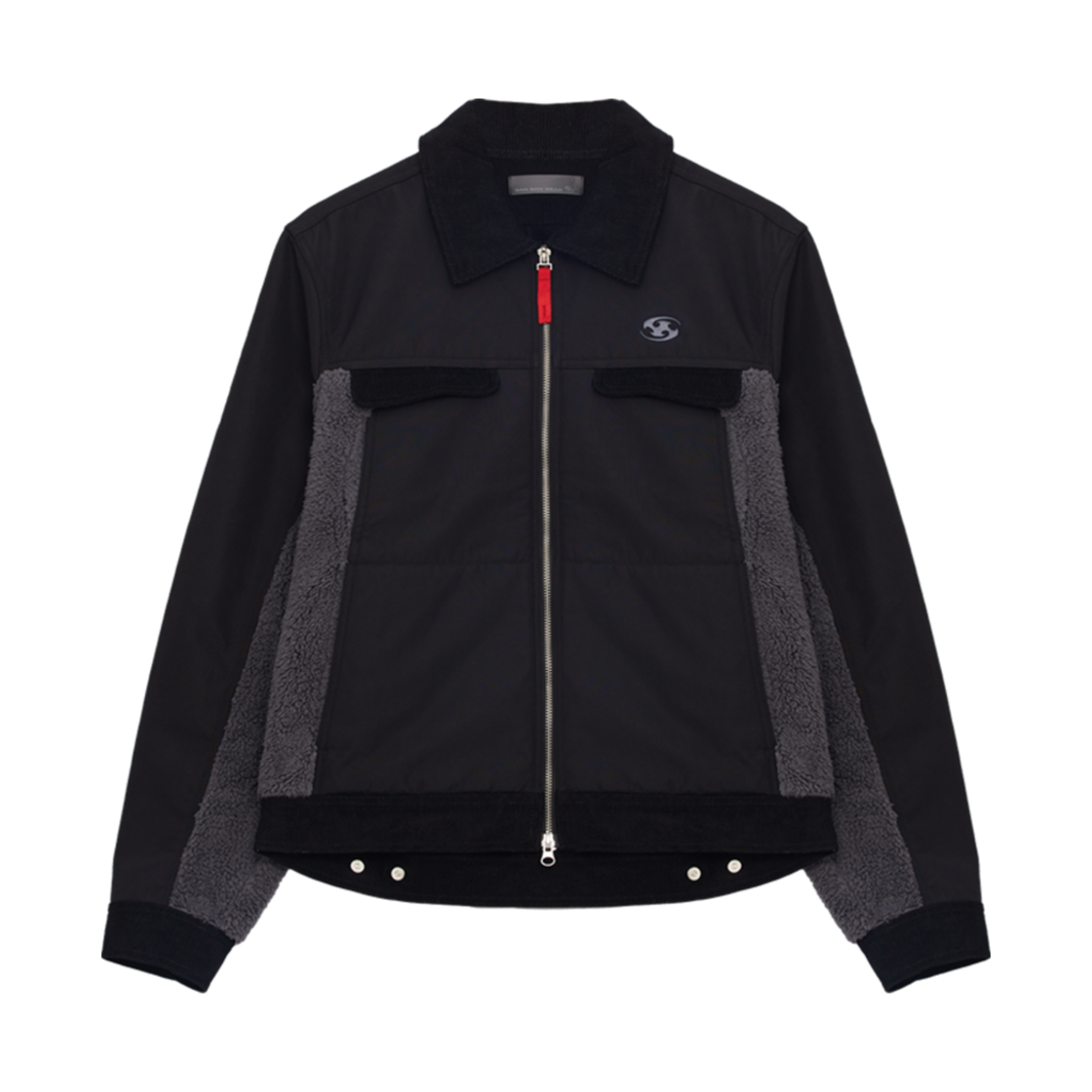 산산기어 믹스드 트러커 자켓 블랙