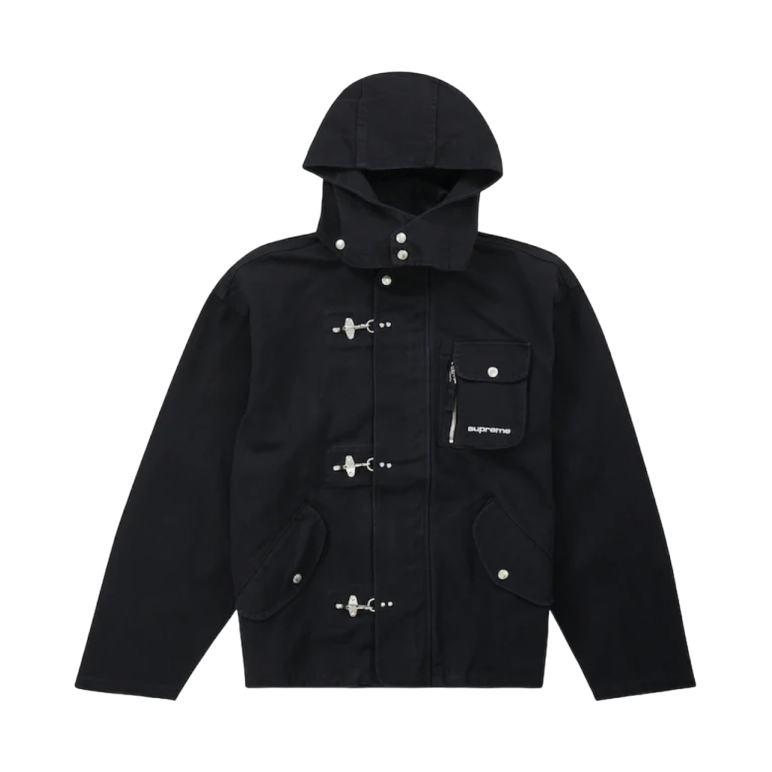 슈프림 캔버스 클립 자켓 블랙 - 23SS(Supreme Canvas Clip Jacket Black - 23SS) - 1