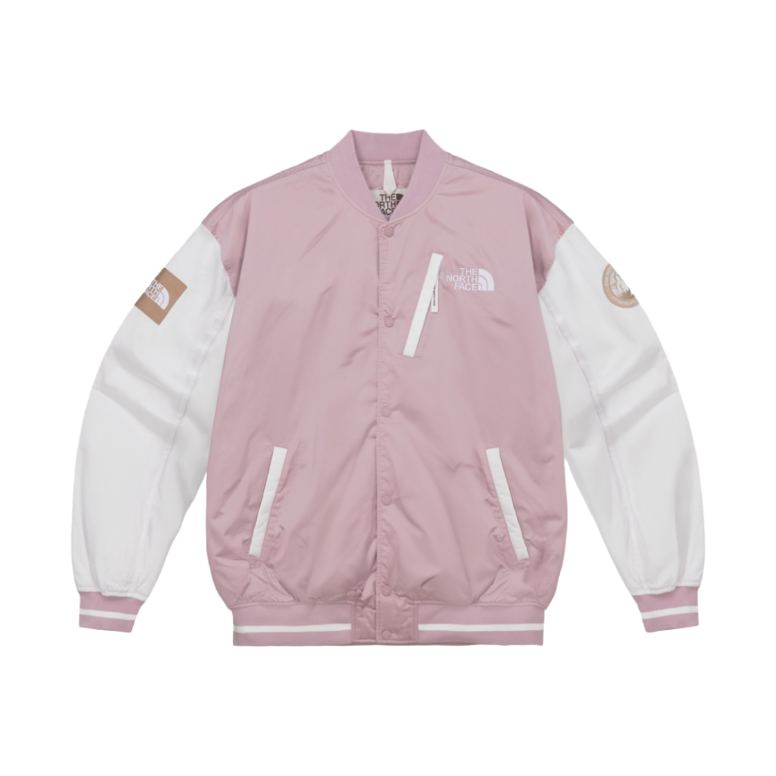 NJ3NQ60L The North Face Player Varsity Jacket Pale Pink - 24FW