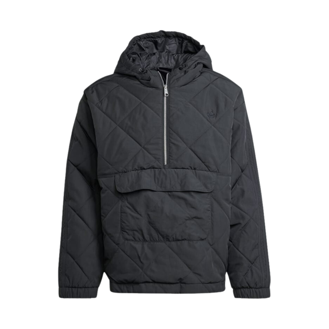 IW3490 Adidas Premium Essentials Quilted Half Zip Jacket Black - KR Sizing