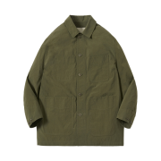 Pottery Work Jacket Nylon Taslan Oxford Cloth Resilient Finish Olive