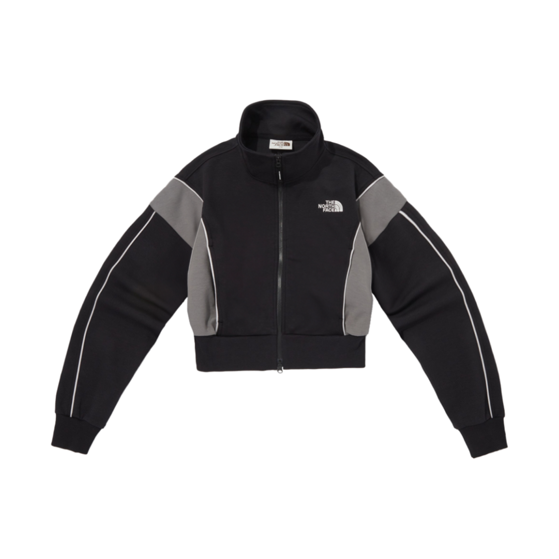 NJ5JQ30J (W) The North Face White Label Tech Run Training Jacket Black
