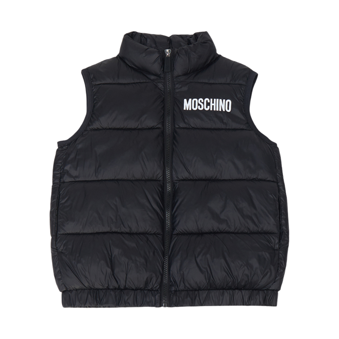 (키즈) 모스키노 패딩 베스트 블랙((Kids) Moschino Padding Vest Black)