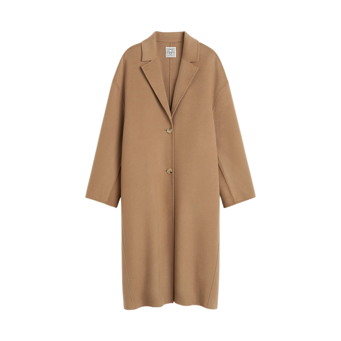 244-WRO0138-FB0006-033 (W) Toteme Double Cocoon Coat Camel