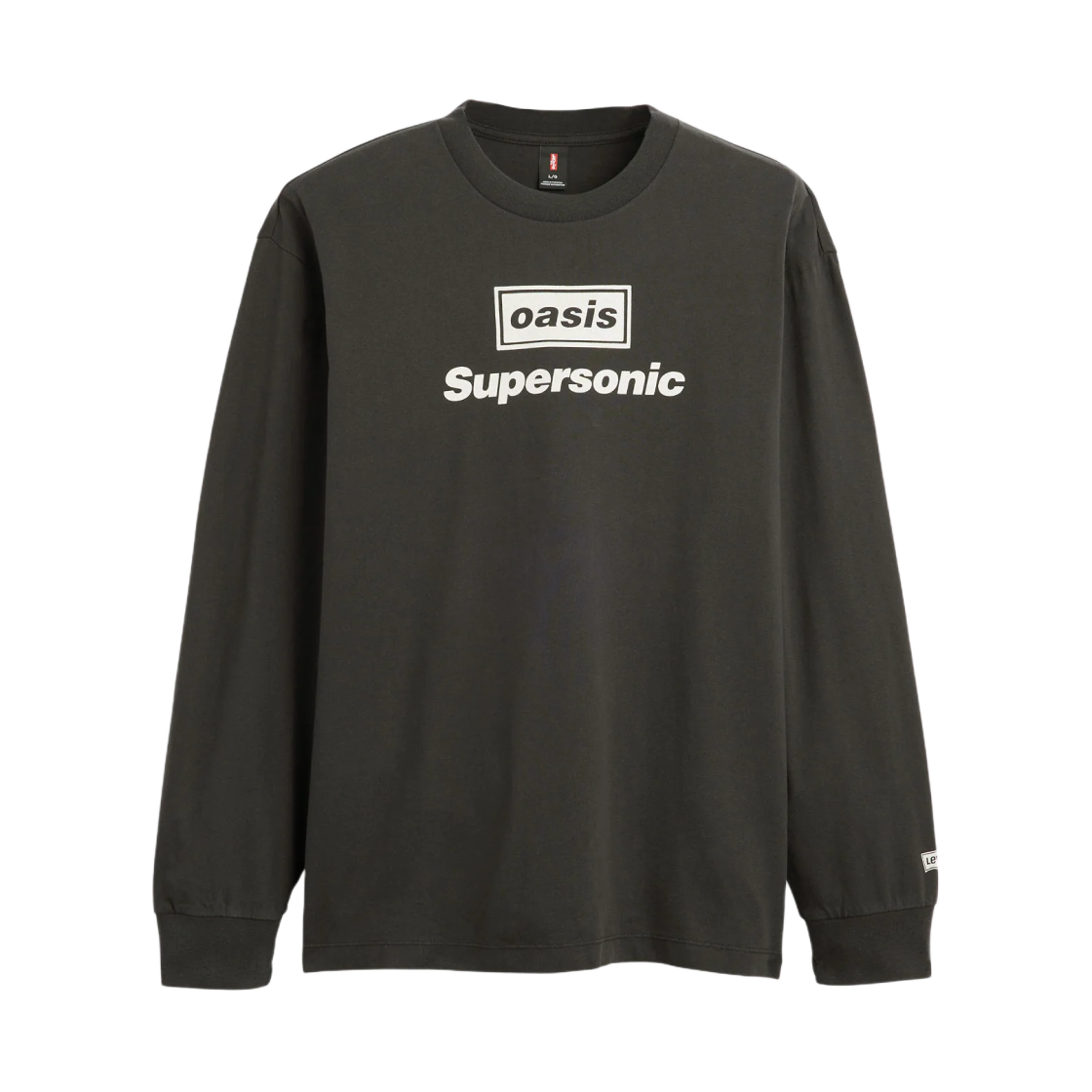 리바이스 x 오아시스 슈퍼소닉 롱슬리브 티셔츠 블랙(Levi's x Oasis Supersonic Long Sleeve T-Shirt Black)