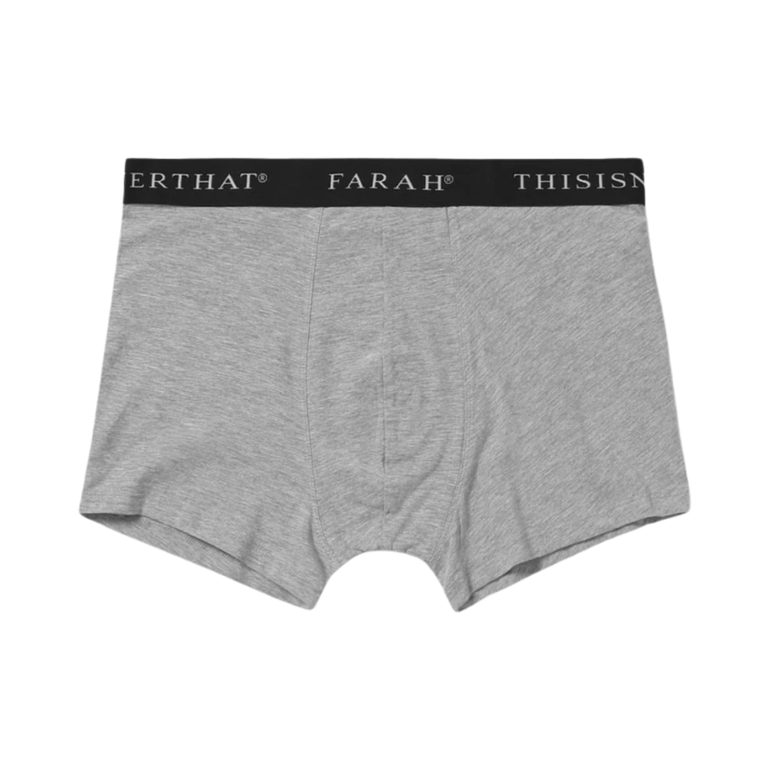 디스이즈네버댓 x 파라 박서 브리프 블랙 그레이 (2개입)(Thisisneverthat x Farah Boxer Briefs Black Grey (2 Pack)) - 2