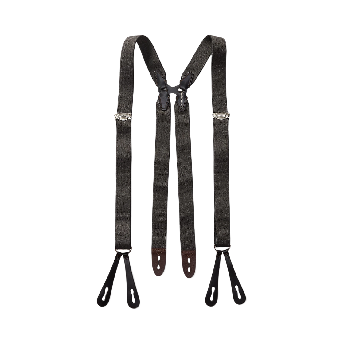 더블알엘 워렌 스트레치 자스프 브레이스 차콜 그레이(Double RL Warren Stretch Jaspe Brace Charcoal Gray)