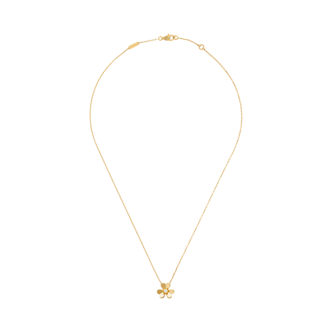 (W) 반 클리프 & 아펠 프리볼 펜던트 미니 옐로우 골드 다이아몬드((W) Van Cleef & Arpels Frivole Pendant Mini Yellow Gold Diamond)