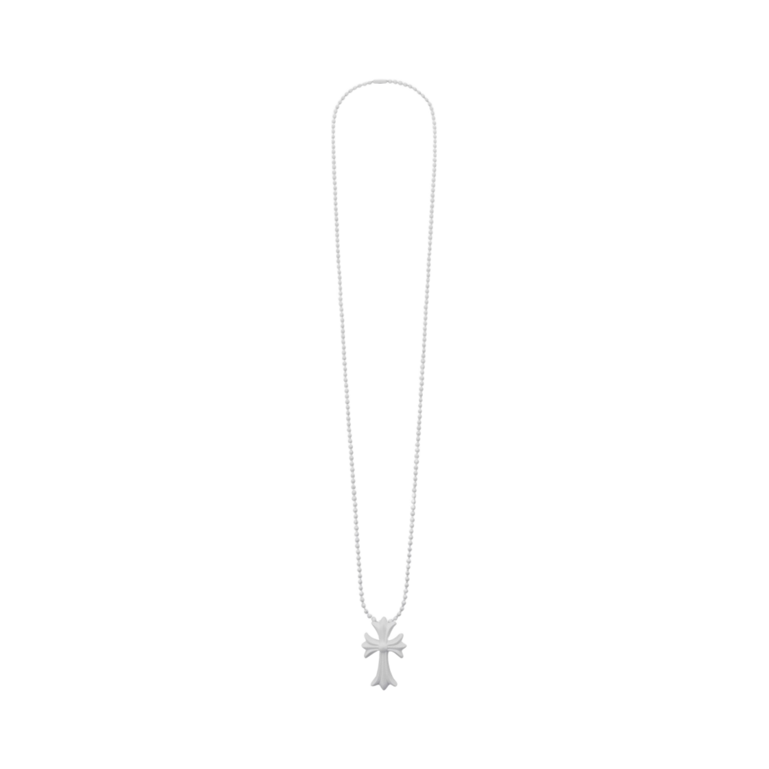 크롬하츠 실리크롬 CH 크로스 펜던트 화이트 2022/2023(Chrome Hearts Silichrome CH Cross Pendant White 2022/2023)