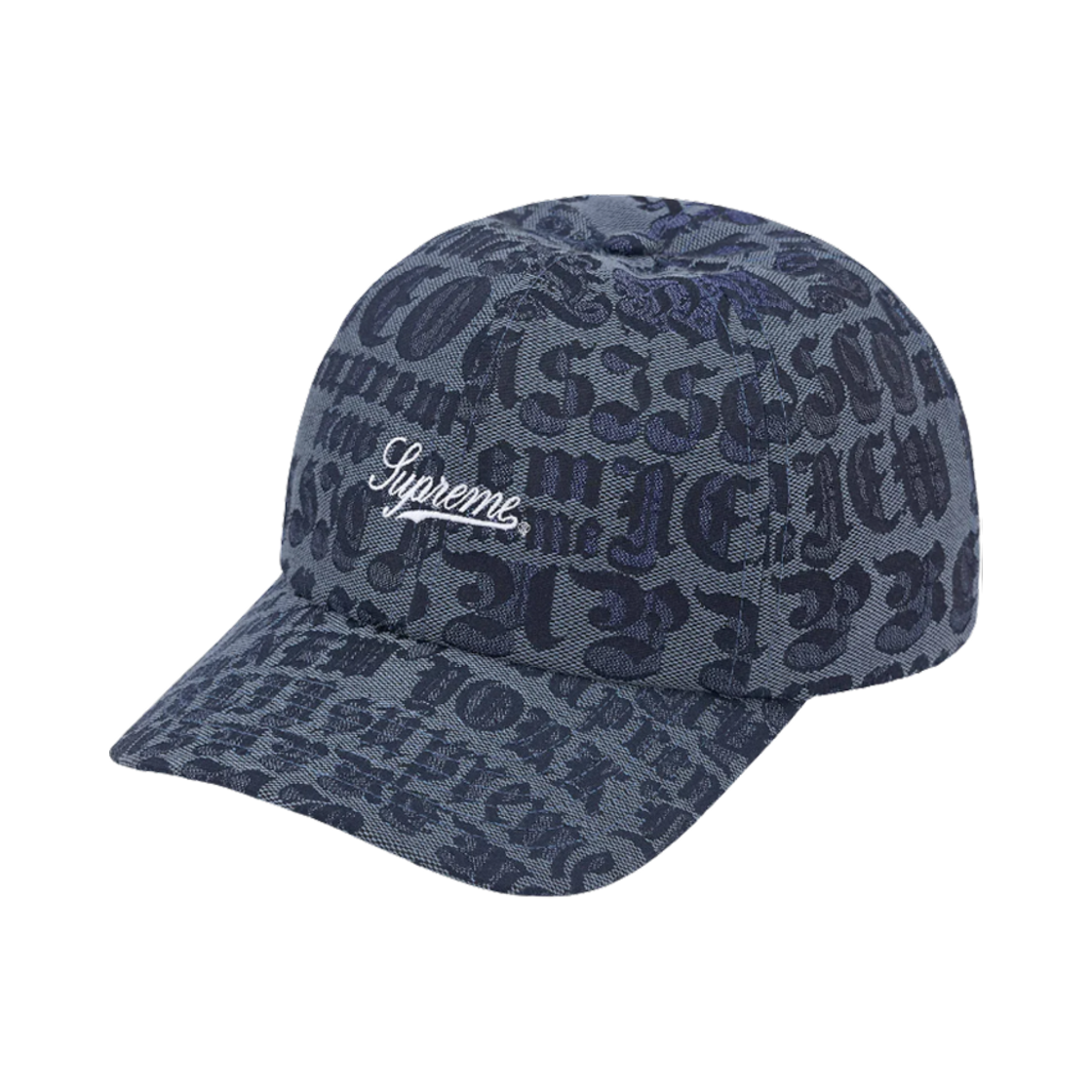 - Supreme Cities Jacquard 6-Panel Blue - 25SS