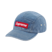 Supreme Washed Chino Twill Camp Cap Denim - 21SS