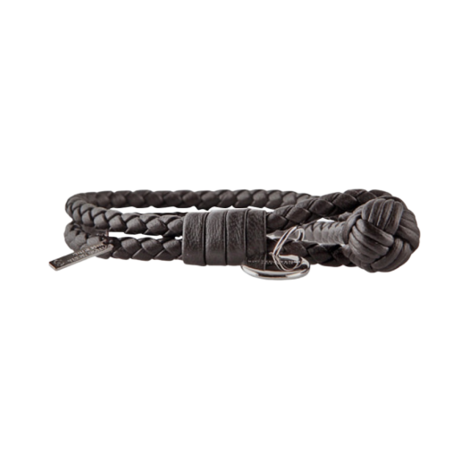 113546V001D2006 Bottega Veneta Nappa Bracelet Brown