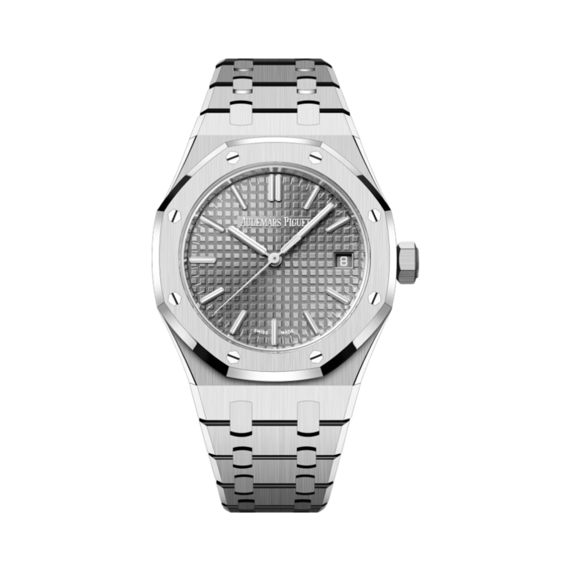15550ST-OO-1356ST-03 Audemars Piguet Royal Oak Selfwinding 50th Anniversary 37mm Steel Bracelet Grey