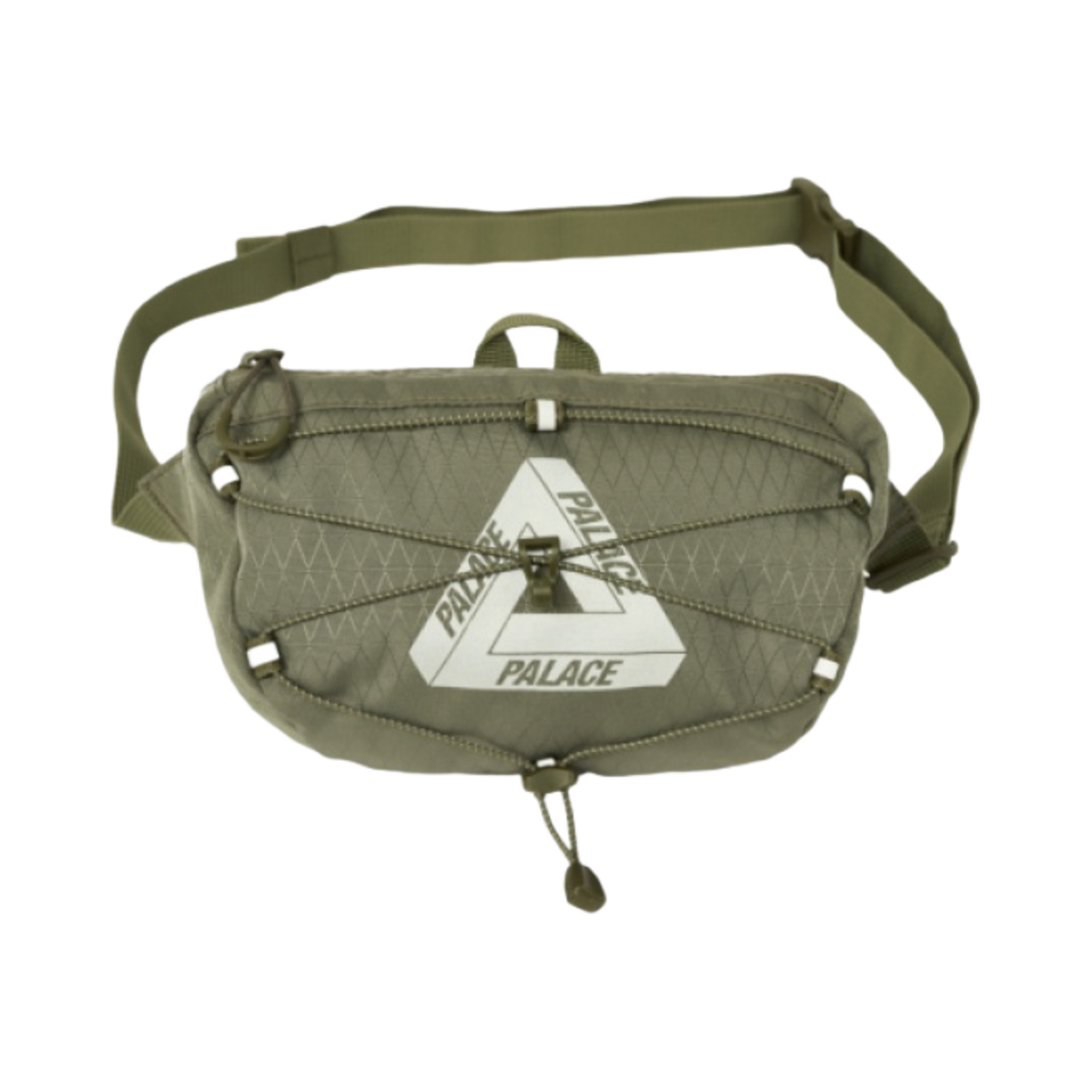 팔라스 코듀라 더블 다이아몬드 투웨이 웨이스트 팩 올리브 - 21FW(Palace Cordura Double Diamond 2Way Waist Pack Olive - 21FW) - 3