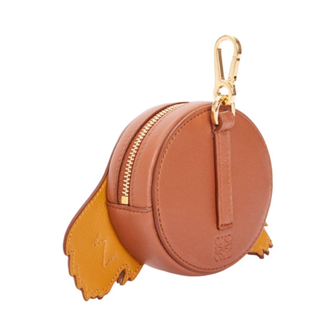 로에베 x 하울의 움직이는 성 힌 쿠키 파우치 클래식 카프스킨 러스트(Loewe x Howl's Moving Castle Heen Cookie Pouch in Classic Calfskin Rust) - 2