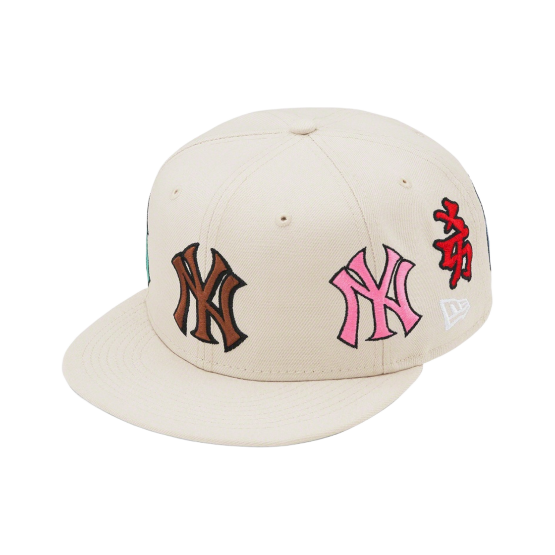 슈프림 x 뉴욕 양키스 간지 뉴에라 탄 - 22FW(Supreme x New York Yankees Kanji New Era Tan - 22FW)