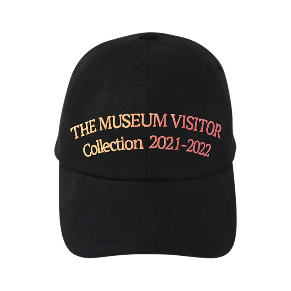 더뮤지엄비지터 스프레이드 볼캡 블랙