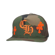 Chrome Hearts Cross Patch Baseball Hat Camo