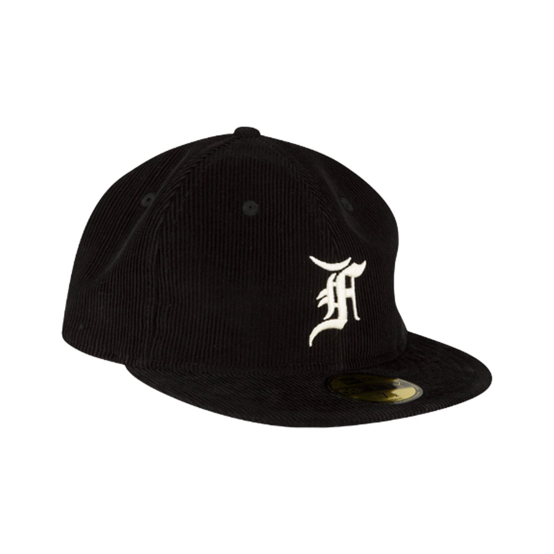 에센셜 x 뉴에라 코듀로이 59피프티 피티드 캡 블랙(Essentials x New Era Corduroy 59FIFTY Fitted Cap Black) - 3