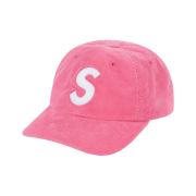 Supreme Fine Wale Corduroy S Logo 6-Panel Pink - 21SS