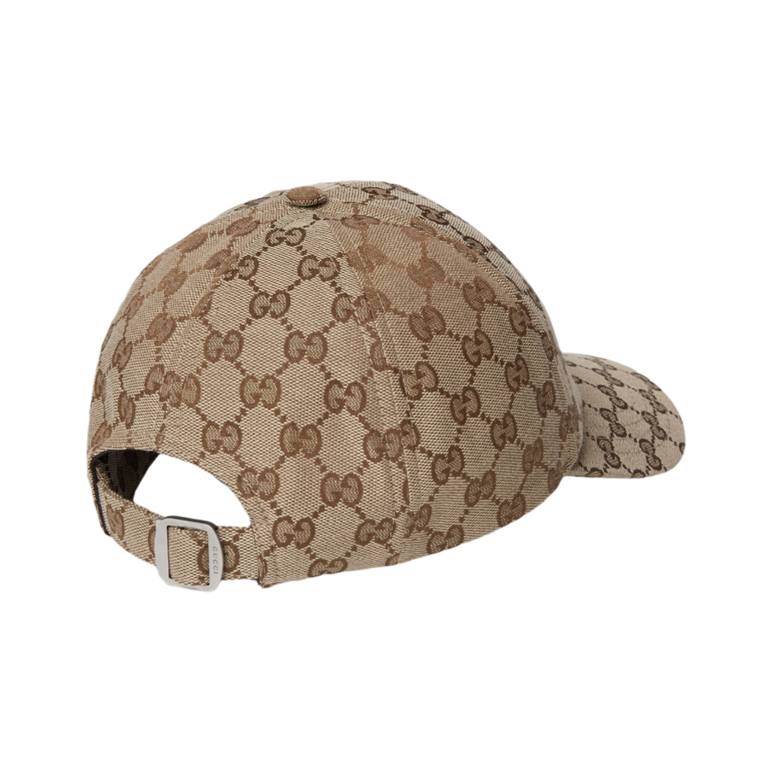 구찌 GG 캔버스 베이스볼 캡 프린트 베이지 다크 브라운(Gucci GG Canvas Baseball Cap with Print Beige Dark Brown) - 3