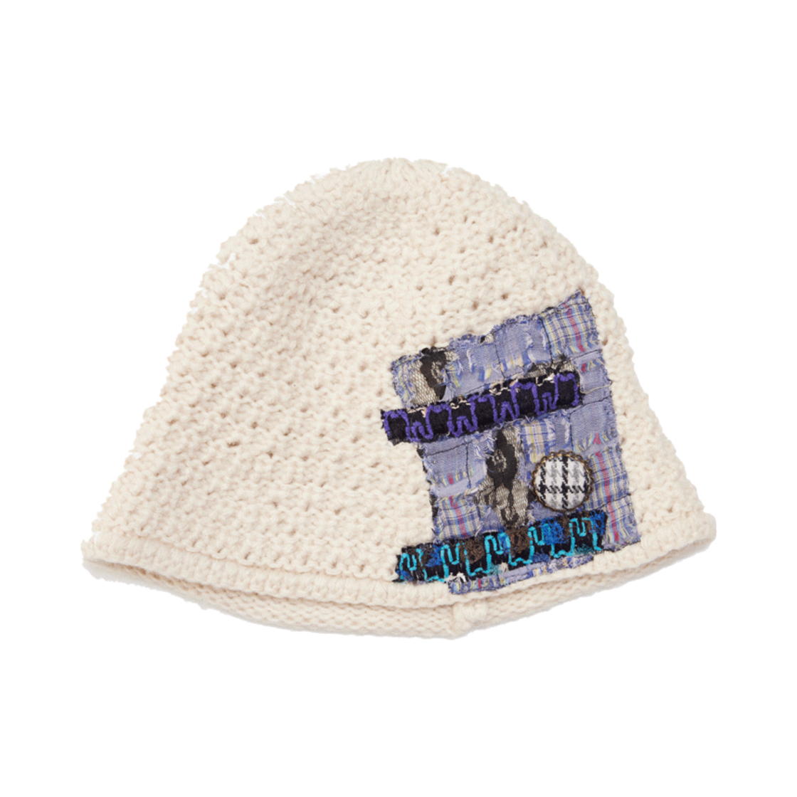 GT24FW22 IV The Greatest Patch Knit Beanie Ivory