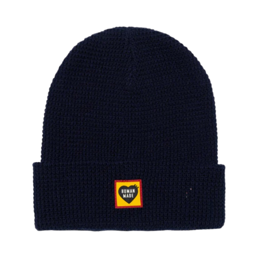 Human Made Waffle Beanie Navy