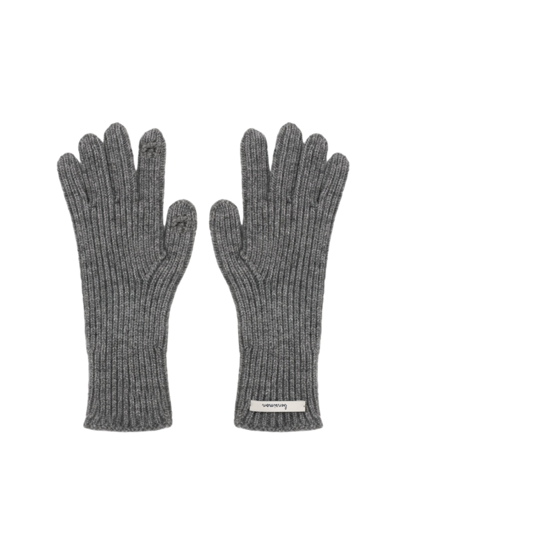 - Bensimon Finger Hole Gloves Grey
