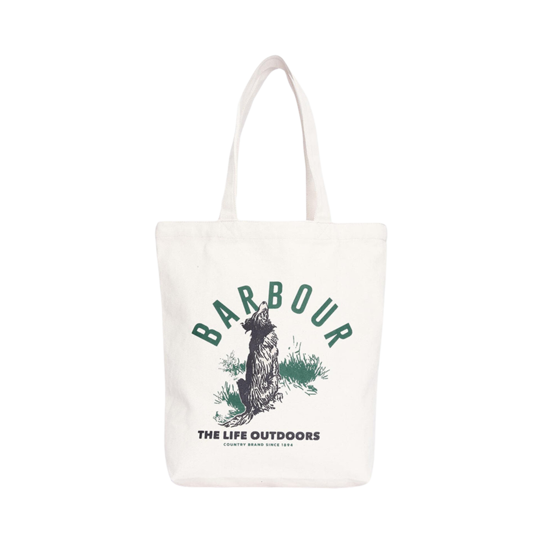 UBA0698WH51 Barbour Canvas Tote Bag White