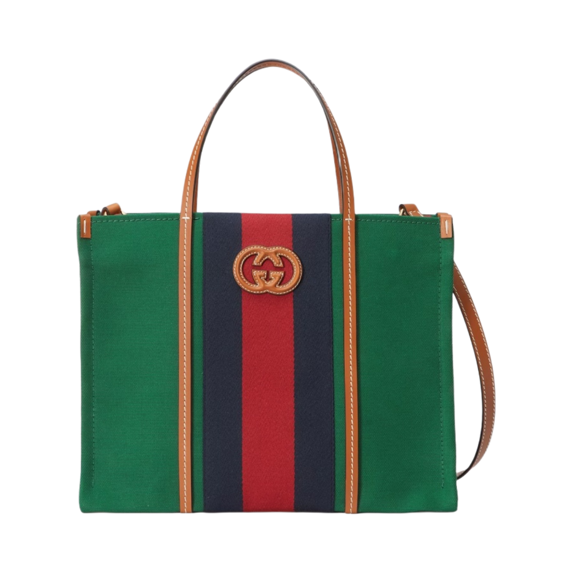 구찌 미디움 인터로킹 G 토트백 그린(Gucci Medium Interlocking G Tote Bag Green) - 1