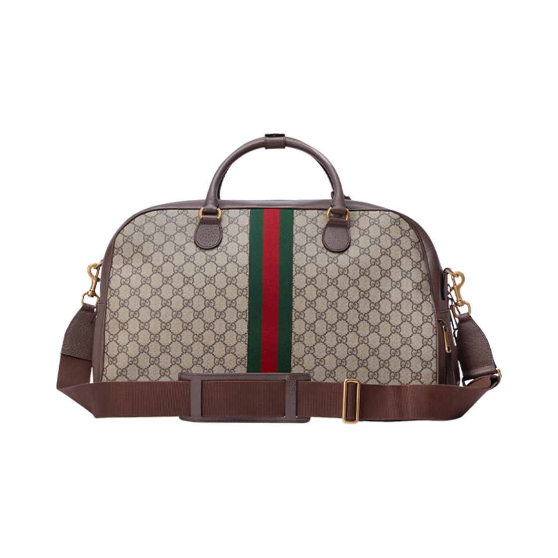 723310-9C2ST-8746 Gucci Savoy Large Bowling Bag Beige Ebony Supreme