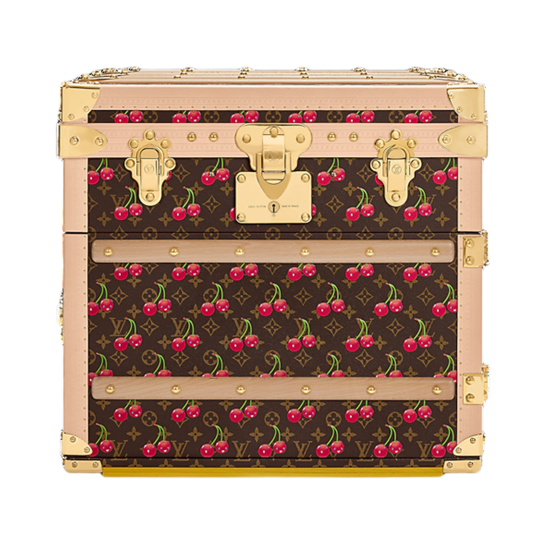 루이비통 x 무라카미 타카시 쿠리에 로진 까레 체리 모노그램 체리 코팅 캔버스(Louis Vuitton x Murakami Takashi Courrier Lozine Carre Cherry Monogram Cherry Coated Canvas)