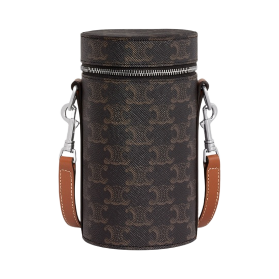 셀린느 트리옹프 캔버스 카프스킨 버티컬 실린더 탄(Celine Vertical Cylinder in Triomphe Canvas Calfskin Tan) - 1