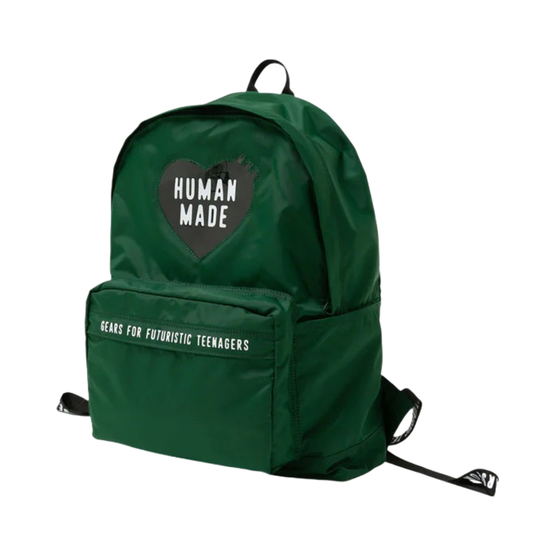 휴먼 메이드 나일론 하트 백팩 그린(Human Made Nylon Heart Backpack Green)