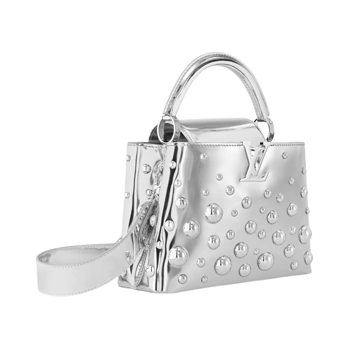 루이비통 x 야요이 쿠사마 카퓌신 BB 실버(Louis Vuitton x YK Capucines BB Silver) - 2