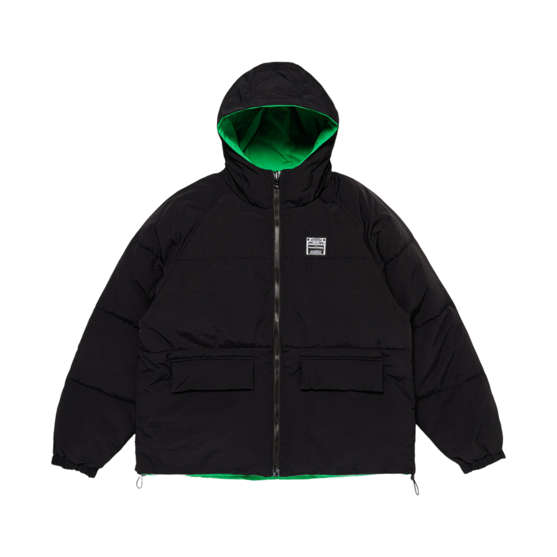 베르디 웨이스티드 유스 리버시블 패디드 후드 자켓 그린(Verdy Wasted Youth Reversible Padded Hood Jacket Green) - 3