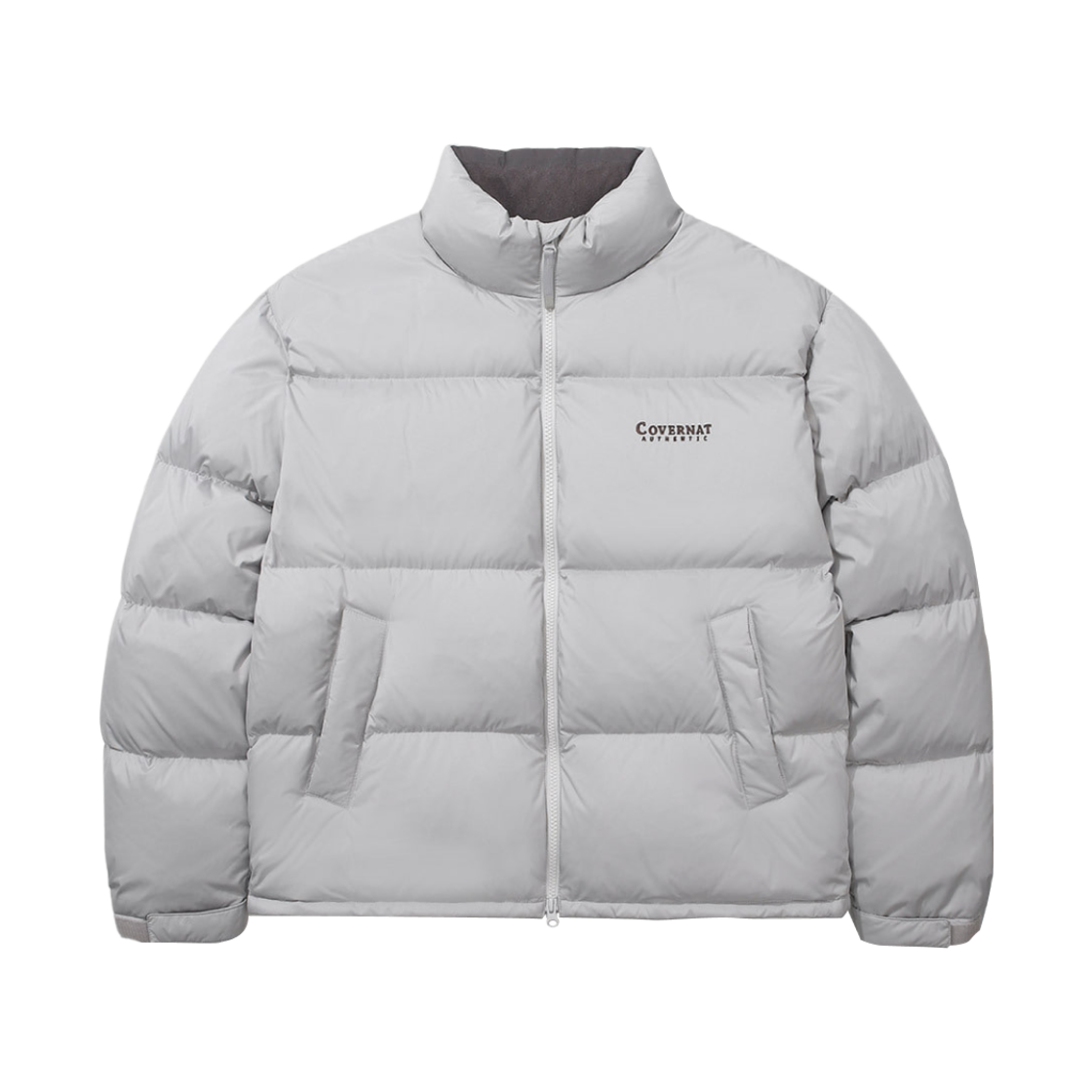 커버낫 씨빅 오리진 숏 푸퍼 라이트 그레이(Covernat Civic Origin Short Puffer Light Grey)