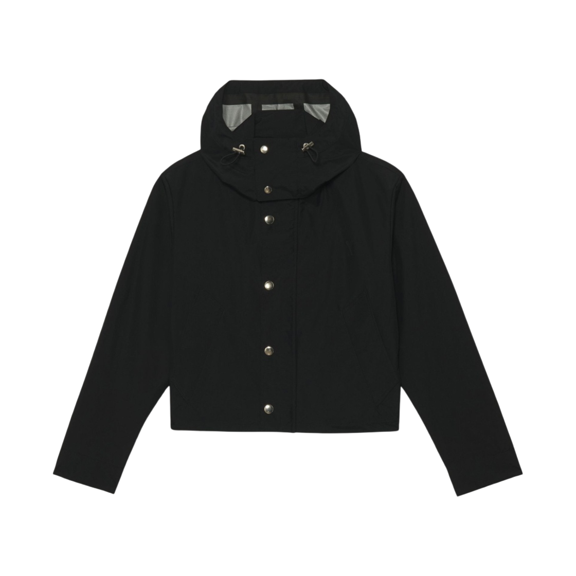 아미 스몰 하트 로고 패치 후드 코치 자켓 블랙(AMI de Coeur Patch Hooded Coach Jacket Black) - 1